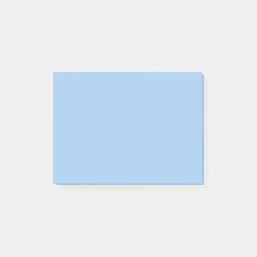 Pastel Babyblauwe Effen Kleur Post-it® Notes (Voorkant)