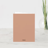 Pastel babywieg bloemmotief kaart (Achterkant)