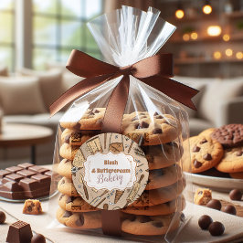 Pastel Bakery Branding Ronde Sticker