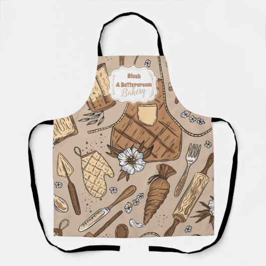 Pastel Bakery Branding Schort (Voorkant)