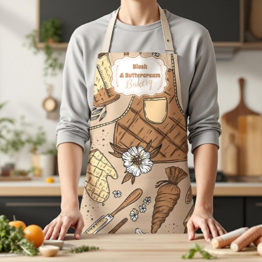 Pastel Bakery Branding Schort