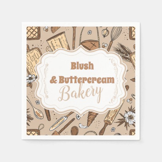 Pastel Bakery Branding Servet (Voorkant)