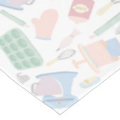 Pastel bakken thema zoete desserts gebak kunst tafelkleed (Gekanteld)