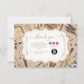 Pastel Bakkerij Branding Bedankkaart (Voorkant)