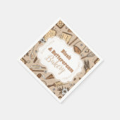 Pastel Bakkerij Branding Servet (Hoek)
