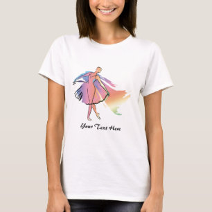 Pastel Ballerina (aanpasbaar) T-shirt