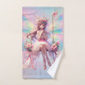 Pastel Ballerina Fairy Prinses Meisjes Bad Handdoek (Handdoek)