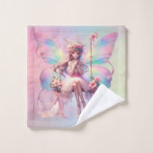 Pastel Ballerina Fairy Prinses Meisjes Bad Handdoek (Wasdoekje)