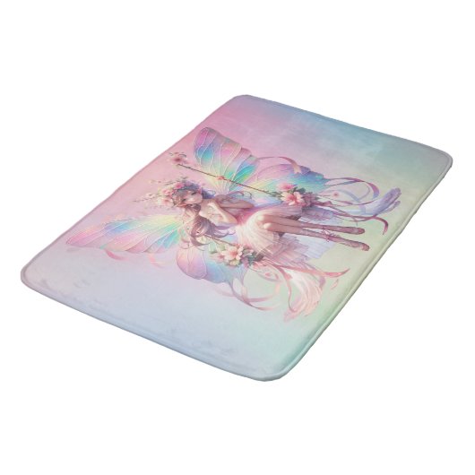 Pastel Ballerina Fairy Prinses Meisjes Badmat (Gekanteld)