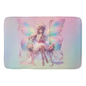 Pastel Ballerina Fairy Prinses Meisjes Badmat (Voorkant)