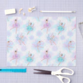Pastel Ballet dansers Tissuepapier (Craft)