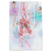Pastel Balletdanseressen Medium Cadeauzakje (Achterkant)