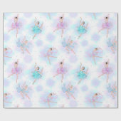 Pastel Balletdansers Cadeaupapier (Vlak)