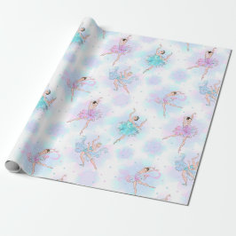 Pastel Balletdansers Cadeaupapier