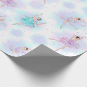 Pastel Balletdansers Cadeaupapier (Hoek)