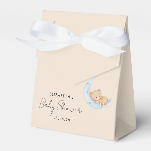 Pastel Ballon Baby Shower Bedankdoosjes (Voorkant Zijde)