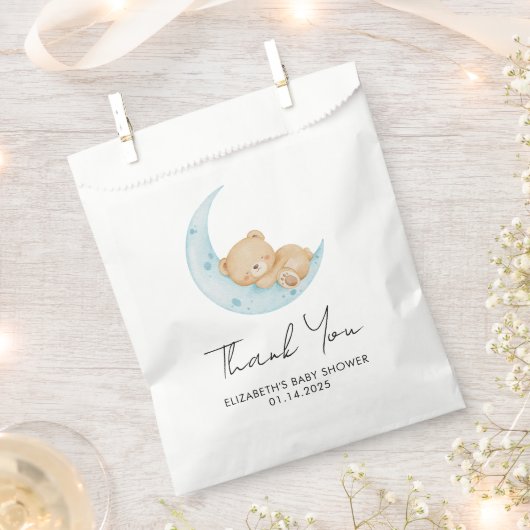 Pastel Ballon Baby Shower Bedankzakje (Geknipt)