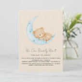 Pastel Ballon Baby Shower Kaart (Staand voorkant)