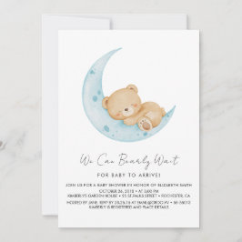 Pastel Ballon Baby Shower Kaart