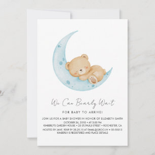 Pastel Ballon Baby Shower Kaart