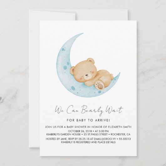 Pastel Ballon Baby Shower Kaart (Voorkant)