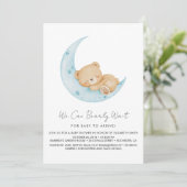 Pastel Ballon Baby Shower Kaart (Staand voorkant)