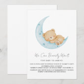 Pastel Ballon Baby Shower Kaart (Voorkant / Achterkant)
