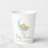 Pastel Ballon Baby Shower Papieren Bekers (Voorkant)