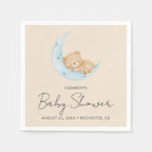 Pastel Balloon Baby Shower Servet (Voorkant)