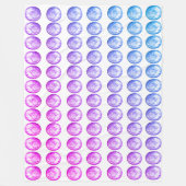 Pastel Balls Fleece Blanket Deken (Voorkant)
