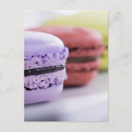 Pastel banketbakker Franse Macaron Briefkaart