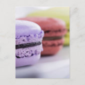 Pastel banketbakker Franse Macaron Briefkaart (Voorkant)