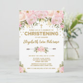 Pastel Baptisme Kaart (Staand voorkant)