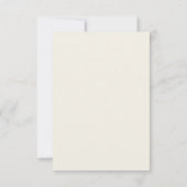 Pastel Barok Bloem Bruiloft Bedankkaart (Achterkant)