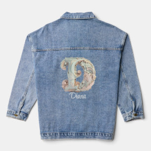 Pastel Barok Initiaal 'D' Denim Jas Jacket