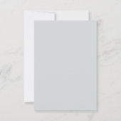 Pastel Barokke Bloemige Save The Date Kaart (Achterkant)