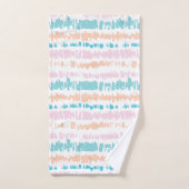 Pastel Batik Patroon Bad Handdoek (Handdoek)