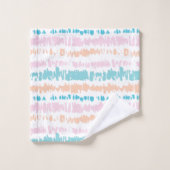 Pastel Batik Patroon Bad Handdoek (Wasdoekje)