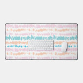 Pastel Batik Patroon Bureaumat (Keyboard & Muis)