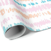 Pastel Batik Patroon Cadeaupapier (Rol Hoek)