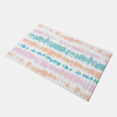 Pastel Batik Patroon Deurmat (Schuin)