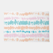 Pastel Batik Patroon Deurmat (Voorkant)