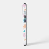 Pastel Batik Patroon iPhone 15 Case (Linkerkant)