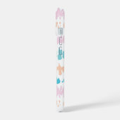 Pastel Batik Patroon iPhone 15 Case (Linkerkant)