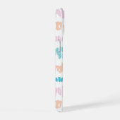 Pastel Batik Patroon iPhone 15 Case (Rechterkant)