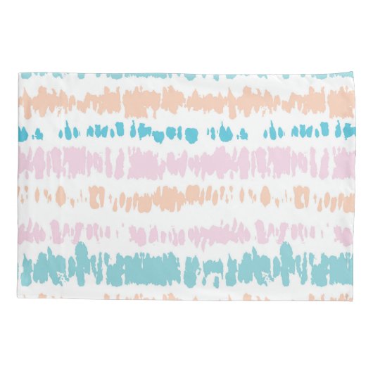 Pastel Batik Patroon Kussensloop (Achterkant-Links)
