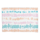 Pastel Batik Patroon Kussensloop (Voorkant-Links)