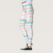 Pastel Batik Patroon Leggings (Links)