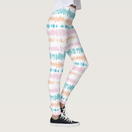 Pastel Batik Patroon Leggings (Rechts)