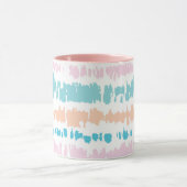 Pastel Batik Patroon Mok (Midden)